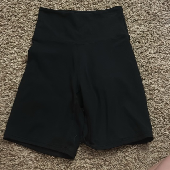 2 pairs black biker shorts, balance collection, one crossover waist one normal. - Picture 4 of 5